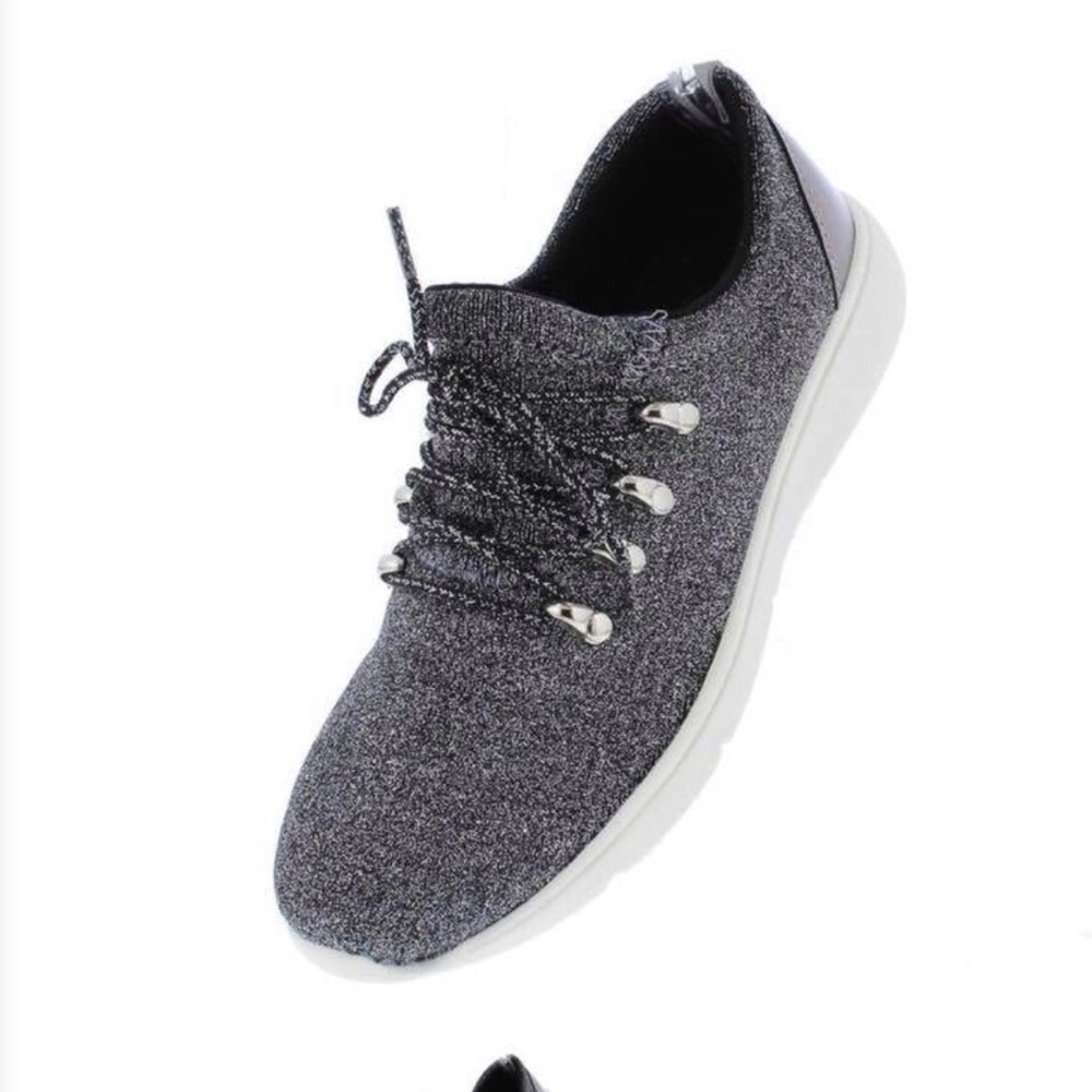 Pewter Glitter Flats